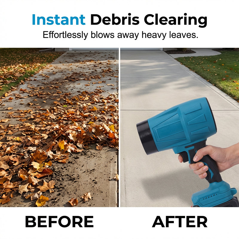 🥳2026 HOT SALE🥳💞50K+ SOLD! 🍂💨 50% OFF! High-Velocity Cordless Blower – 48V battery, 1100W power, clears leaves & debris fast. Ergonomic & versatile for garden, car & workshop! 🔋💪