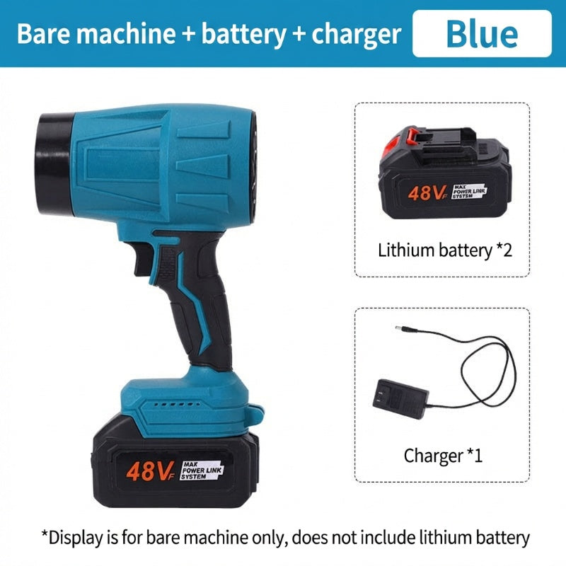 🥳2026 HOT SALE🥳💞50K+ SOLD! 🍂💨 50% OFF! High-Velocity Cordless Blower – 48V battery, 1100W power, clears leaves & debris fast. Ergonomic & versatile for garden, car & workshop! 🔋💪