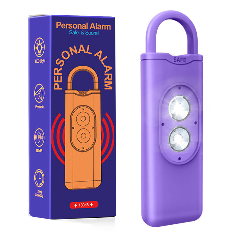 🥳2026 HOT SALE🥳💞50K+ SOLD!🔊✨ 50% OFF! High Decibel Anti‑Wolf Flashing Alarm Keychain – 130dB siren & strobe light disorient attackers, alert passers‑by. Pull the pin & scare off threats instantly! 🛡️💨
