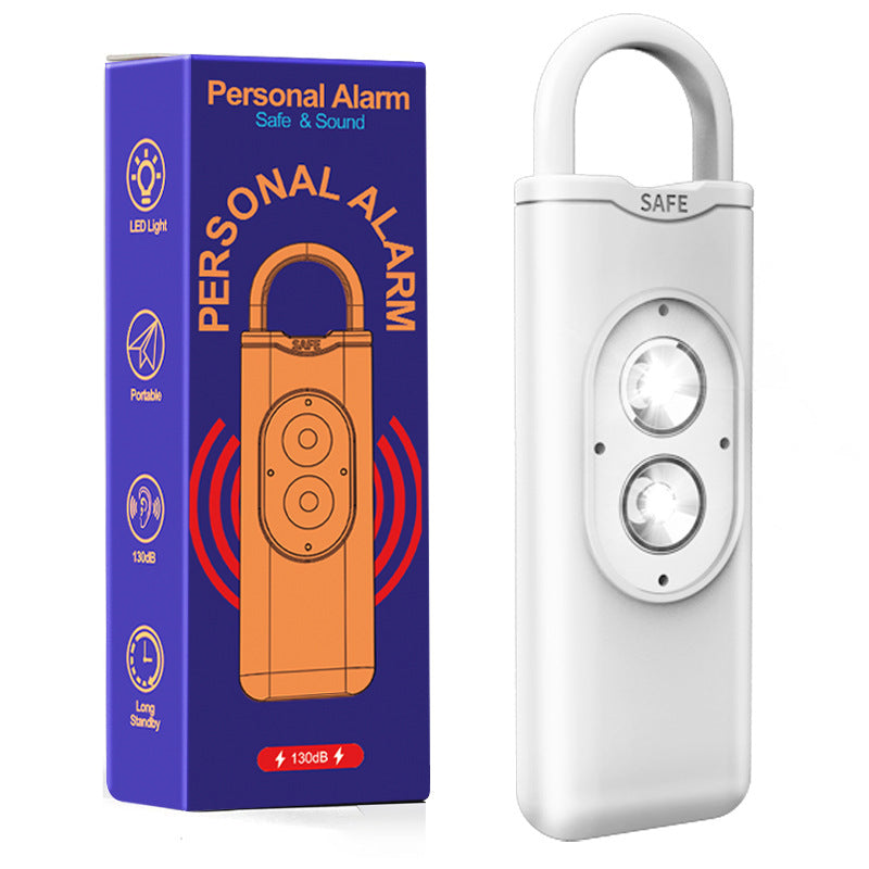 🥳2026 HOT SALE🥳💞50K+ SOLD!🔊✨ 50% OFF! High Decibel Anti‑Wolf Flashing Alarm Keychain – 130dB siren & strobe light disorient attackers, alert passers‑by. Pull the pin & scare off threats instantly! 🛡️💨