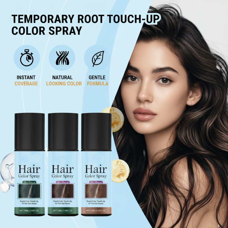 🥳2026 HOT SALE🥳💞50K+ SOLD!💨⏰ 50% OFF! Temporary Root Touch‑Up Color Spray – Instantly covers greys & roots, natural plant‑based formula. No salon needed – just spray & go! ✨🛡️