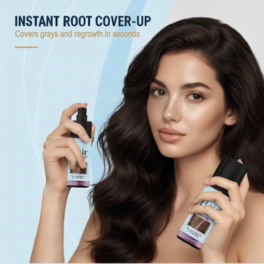 🥳2026 HOT SALE🥳💞50K+ SOLD!💨⏰ 50% OFF! Temporary Root Touch‑Up Color Spray – Instantly covers greys & roots, natural plant‑based formula. No salon needed – just spray & go! ✨🛡️