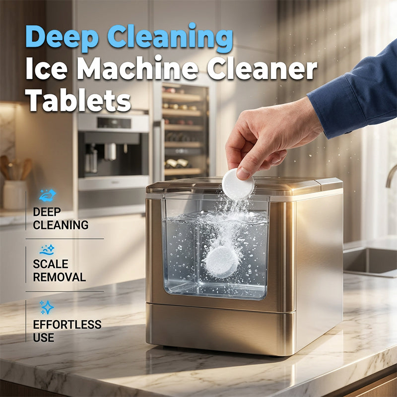 🥳2026 HOT SALE🥳💞50K+ SOLD!🧊💎 50% OFF! Deep Cleaning Ice Machine Tablets – Drop in & dissolve scale, no scrubbing. Safe formula, universal fit. Fresh, clear ice every time! 🚰✨