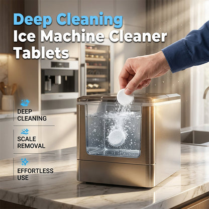 🥳2026 HOT SALE🥳💞50K+ SOLD!🧊💎 50% OFF! Deep Cleaning Ice Machine Tablets – Drop in & dissolve scale, no scrubbing. Safe formula, universal fit. Fresh, clear ice every time! 🚰✨