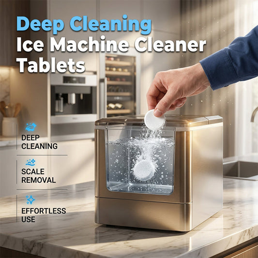 🥳2026 HOT SALE🥳💞50K+ SOLD!🧊💎 50% OFF! Deep Cleaning Ice Machine Tablets – Drop in & dissolve scale, no scrubbing. Safe formula, universal fit. Fresh, clear ice every time! 🚰✨