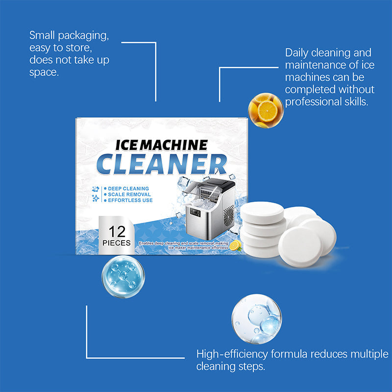 🥳2026 HOT SALE🥳💞50K+ SOLD!🧊💎 50% OFF! Deep Cleaning Ice Machine Tablets – Drop in & dissolve scale, no scrubbing. Safe formula, universal fit. Fresh, clear ice every time! 🚰✨