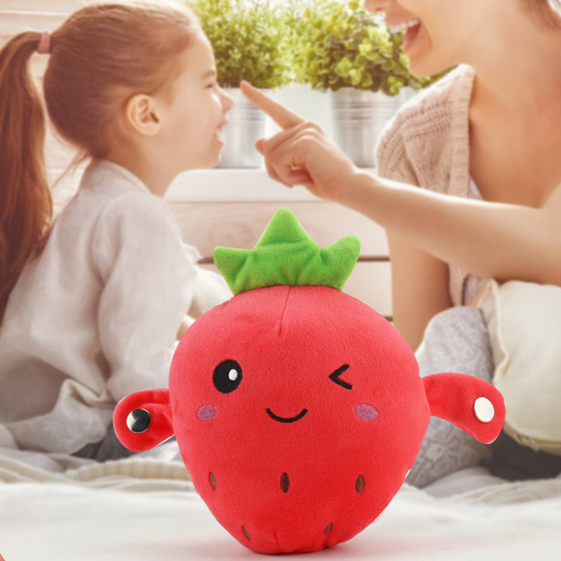 🥳2026 HOT SALE🥳💞50K+ SOLD!🍌🎵 50% OFF! Fruit Sensor Beat Interactive Doll – Tap & play – fun music & rhythms! Smart sensor responds to touch – builds musical perception in a playful way. A joyful gift for little ones! 🧸✨