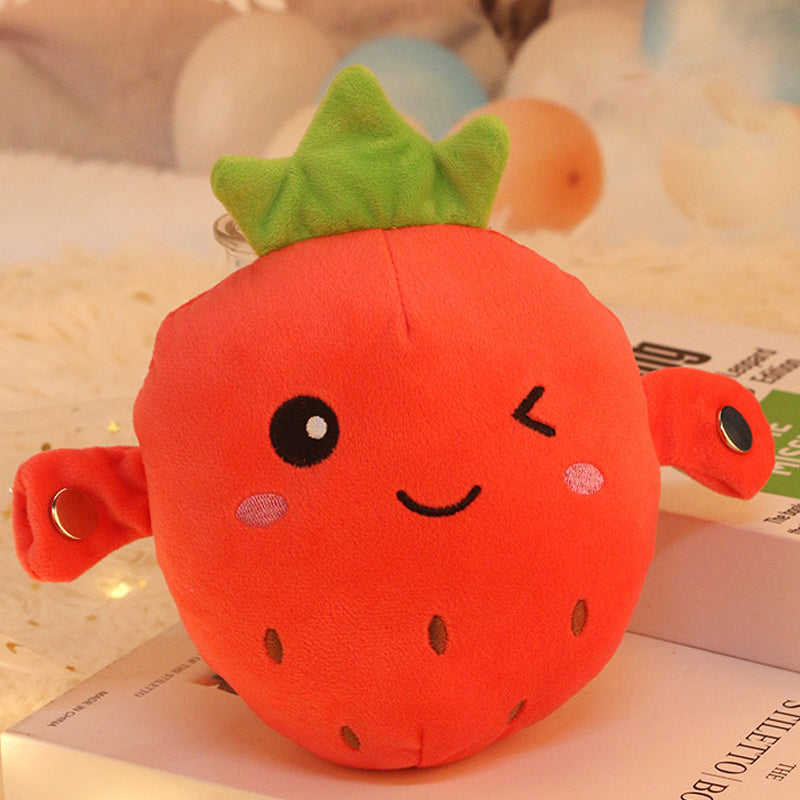 🥳2026 HOT SALE🥳💞50K+ SOLD!🍌🎵 50% OFF! Fruit Sensor Beat Interactive Doll – Tap & play – fun music & rhythms! Smart sensor responds to touch – builds musical perception in a playful way. A joyful gift for little ones! 🧸✨