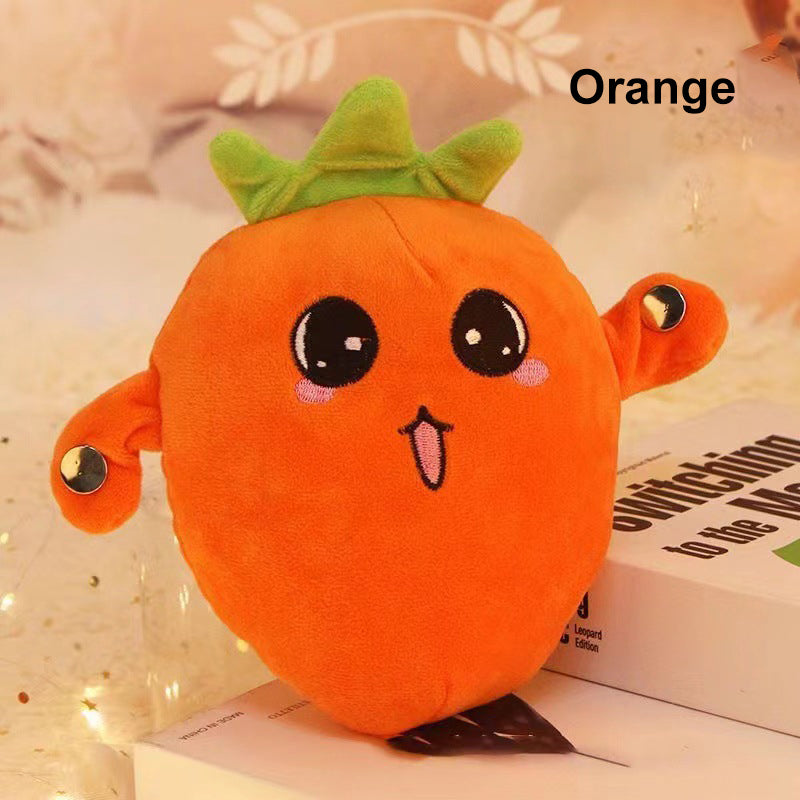 🥳2026 HOT SALE🥳💞50K+ SOLD!🍌🎵 50% OFF! Fruit Sensor Beat Interactive Doll – Tap & play – fun music & rhythms! Smart sensor responds to touch – builds musical perception in a playful way. A joyful gift for little ones! 🧸✨