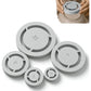 🥳2026 HOT SALE🥳💞50K+ SOLD!🏺✨ 50% OFF! Pottery Foot Ring Template – Quick centering, 5 sizes for cups to bowls. 3‑step press & shape. Perfect for beginners & hobbyists! 🌀🛠️