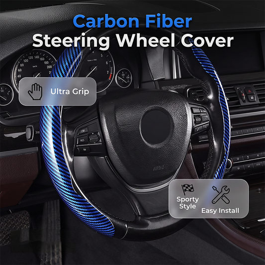 🥳2026 HOT SALE🥳💞50K+ SOLD!🚗💎 50% OFF! Carbon Fiber Steering Wheel Wrap – 2‑piece & 3‑piece sets, ergonomic contour & secure fit. Instant interior upgrade without breaking the bank! 🌟💪