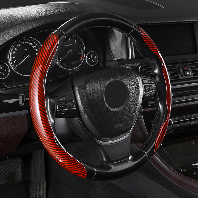 🥳2026 HOT SALE🥳💞50K+ SOLD!🚗💎 50% OFF! Carbon Fiber Steering Wheel Wrap – 2‑piece & 3‑piece sets, ergonomic contour & secure fit. Instant interior upgrade without breaking the bank! 🌟💪