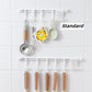 🥳2026 HOT SALE🥳💞50K+ SOLD!🧺🔧 50% OFF! Multifunctional Slide Rail Hook – Punch‑free installation, adjustable hook spacing. Holds utensils, towels & robes – no wall damage! 🏠✨
