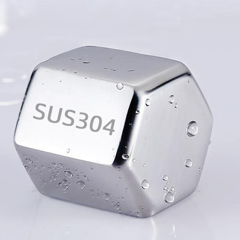 🥳2026 HOT SALE🥳💞50K+ SOLD!🥃❄️ 50% OFF! Reusable Stainless Steel Hexagon Ice Cubes – No dilution, keeps drinks perfectly chilled. 304 food‑grade steel, eco‑friendly & elegant. A must for whiskey lovers! 🍸✨