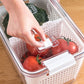 🥳2026 HOT SALE🥳💞50K+ SOLD!🍓🥬 50% OFF! Fresh Produce Storage Container – Vent system regulates airflow & humidity, keeps veg & fruit fresh longer. Adjustable dividers – no more squashed or soggy food! 🏠✨
