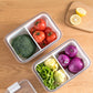 🥳2026 HOT SALE🥳💞50K+ SOLD!🍓🥬 50% OFF! Fresh Produce Storage Container – Vent system regulates airflow & humidity, keeps veg & fruit fresh longer. Adjustable dividers – no more squashed or soggy food! 🏠✨