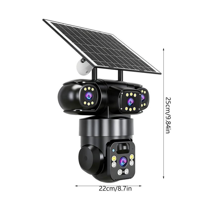 🥳2026 HOT SALE🥳💞50K+ SOLD!☀️📹 50% OFF! Solar-Powered Multi-Angle Security Camera – 360° PTZ, full‑color night vision & motion alerts. No wiring, no electric bills – monitor your home from anywhere! 🏡✨