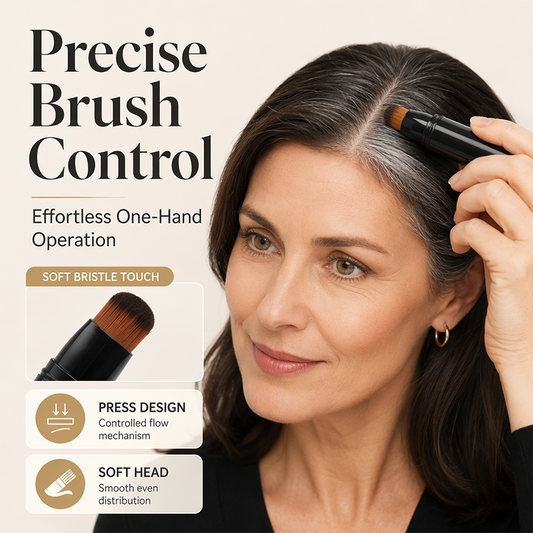 🥳2026 HOT SALE🥳💞50K+ SOLD!⏰🖊️ 50% OFF! Instant Gray Cover Hair Pen – Botanical formula, precise brush. Covers roots & sideburns in seconds – no salon needed! 🌿✨