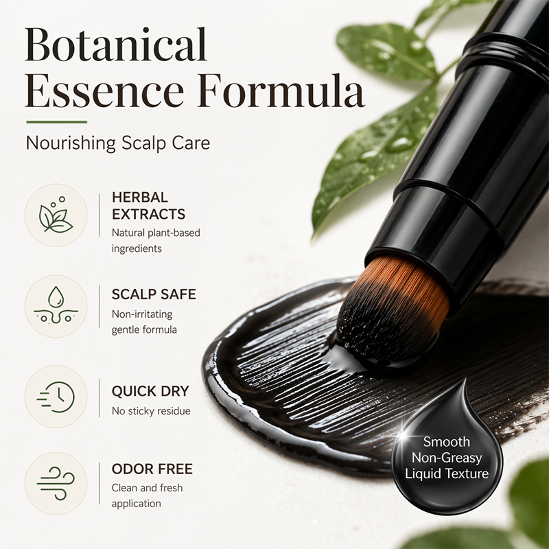 🥳2026 HOT SALE🥳💞50K+ SOLD!⏰🖊️ 50% OFF! Instant Gray Cover Hair Pen – Botanical formula, precise brush. Covers roots & sideburns in seconds – no salon needed! 🌿✨