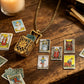 🥳2026 HOT SALE🥳💞50K+ SOLD!🔮✨ 50% OFF! Vintage Tarot Locket Pendant Necklace – Miniature 22‑card deck inside, antique bronze finish. Carry your daily guidance & wisdom everywhere! 📿💫