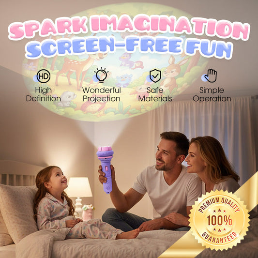 🔦 Save 50%! 🧒 Educational Projector Torch – Learn, project & nighttime fun ✨