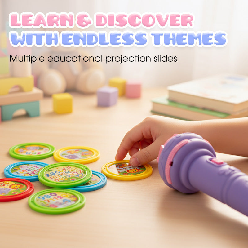 🔦 Save 50%! 🧒 Educational Projector Torch – Learn, project & nighttime fun ✨