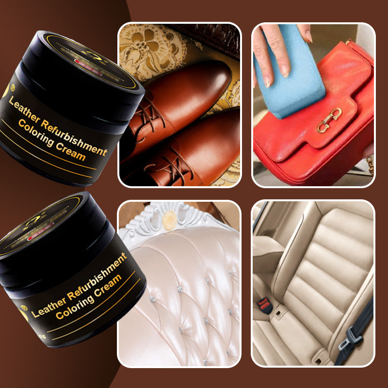 🥳2026 HOT SALE🥳💞50K+ SOLD!👜🌟 50% OFF! Leather Paint & Repair Kit – 11 Vivid Colours, Protective Semi-Gloss Finish. Restores Shoes, Sofas & Accessories – Safe, Non-Toxic & Easy to Apply! 💪✨