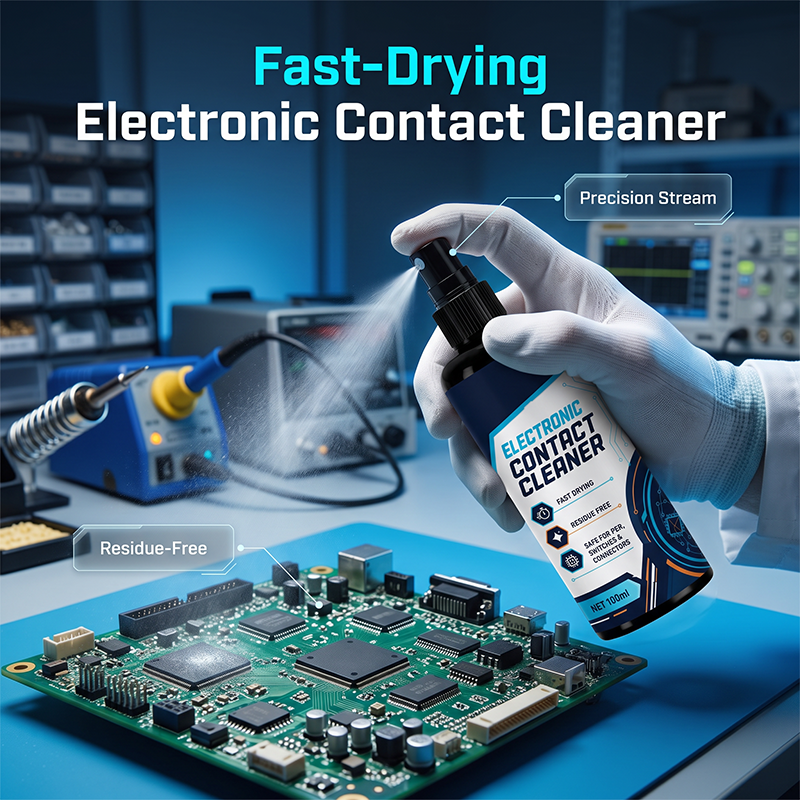Portable Precision Electronic Contact Cleaner Spray