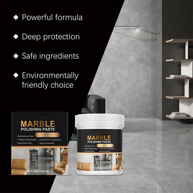 🥳2026 HOT SALE🥳💞50K+ SOLD!✨🪨 50% OFF! Marble Polishing Paste – Erases scratches & etches, restores natural shine. Protective barrier repels water & fingerprints. Save £££ on professional restoration! 🏠💎