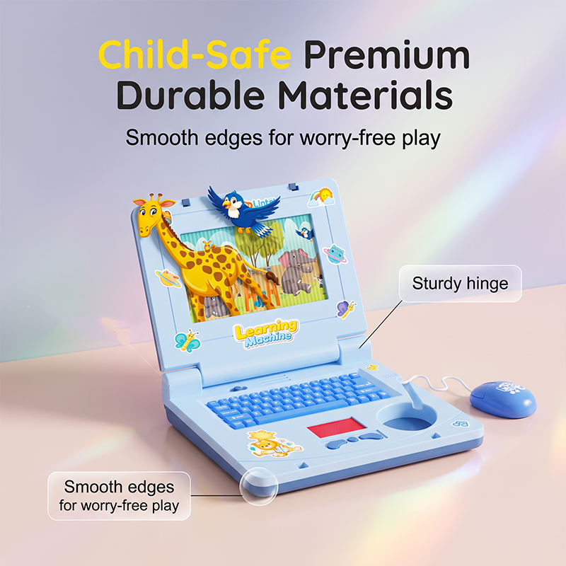 🥳2026 HOT SALE🥳💞50K+ SOLD!👧🎵 50% OFF! Interactive Simulation Toy Laptop – Scrolling screen, cheerful music & tactile buttons. Boosts fine motor skills & hand‑eye coordination! 🖥️✨
