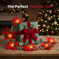 🥳2026 HOT SALE🥳💞50K+ SOLD! 🎄✨ 50% OFF! Light‑Up Poinsettia Christmas Garland – 2m warm LED glow, vivid red blooms & holly leaves. Battery‑powered – no wall socket needed! Perfect for mantels, windows & tables. 🎅🕯️