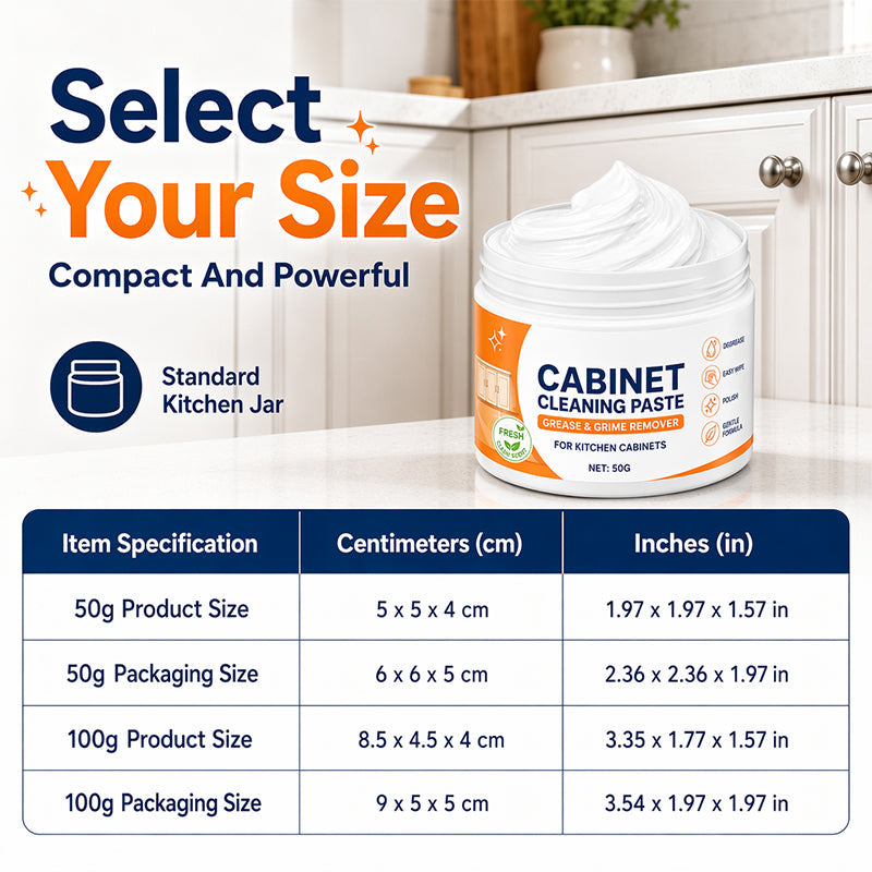 🥳2026 HOT SALE🥳💞50K+ SOLD!🏠🧹 50% OFF! Wood Cabinet Cleaning Paste – Restore greasy kitchen cabinets to sparkling clean. No scrubbing fatigue – just apply, wipe & buff! 🧽✨ 🥳2026 HOT SALE🥳💞50K+ SOLD!🏠🧹