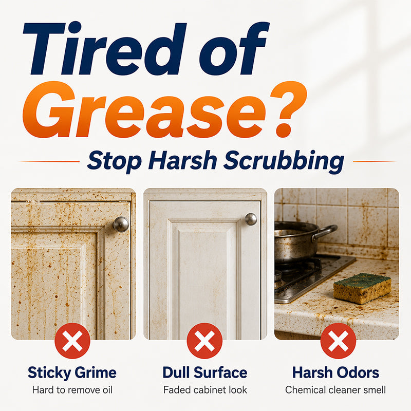 🥳2026 HOT SALE🥳💞50K+ SOLD!🏠🧹 50% OFF! Wood Cabinet Cleaning Paste – Restore greasy kitchen cabinets to sparkling clean. No scrubbing fatigue – just apply, wipe & buff! 🧽✨ 🥳2026 HOT SALE🥳💞50K+ SOLD!🏠🧹