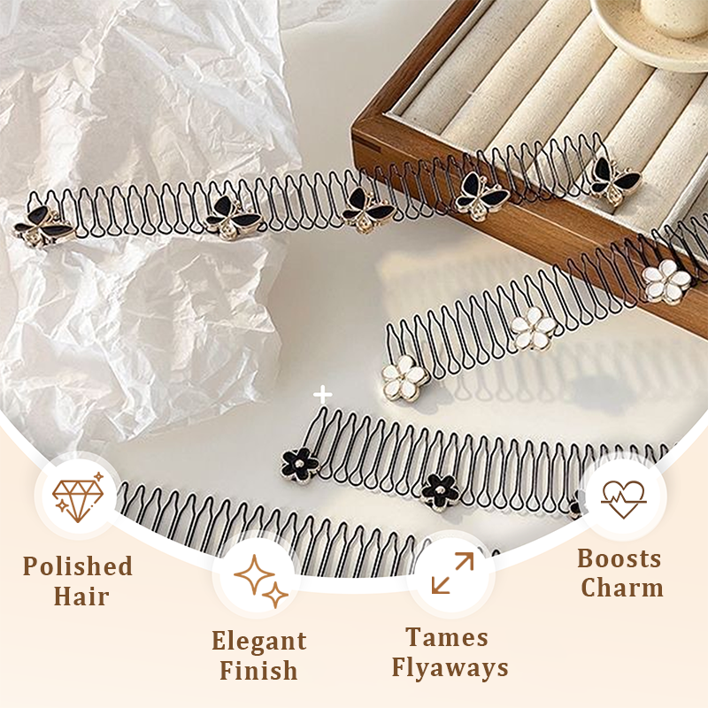🥳2026 HOT SALE🥳💞50K+ SOLD!💇🌸 50% OFF! Elegant Invisible Flyaway Hairband – Spiral grip, no crease, no tangle. Stays put all day – looks like you’re not wearing one! ✨🎀