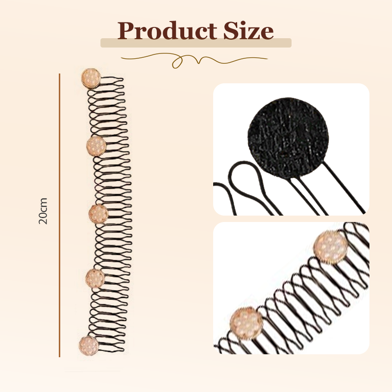 🥳2026 HOT SALE🥳💞50K+ SOLD!💇🌸 50% OFF! Elegant Invisible Flyaway Hairband – Spiral grip, no crease, no tangle. Stays put all day – looks like you’re not wearing one! ✨🎀