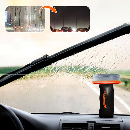 🥳2026 HOT SALE🥳💞50K+ SOLD!🚗💨 50% OFF! Auto Glass Oil Film Remover – Built‑in brush, no extra tools needed. Removes stubborn road film & grease, restores crystal‑clear side windows! 🧽✨