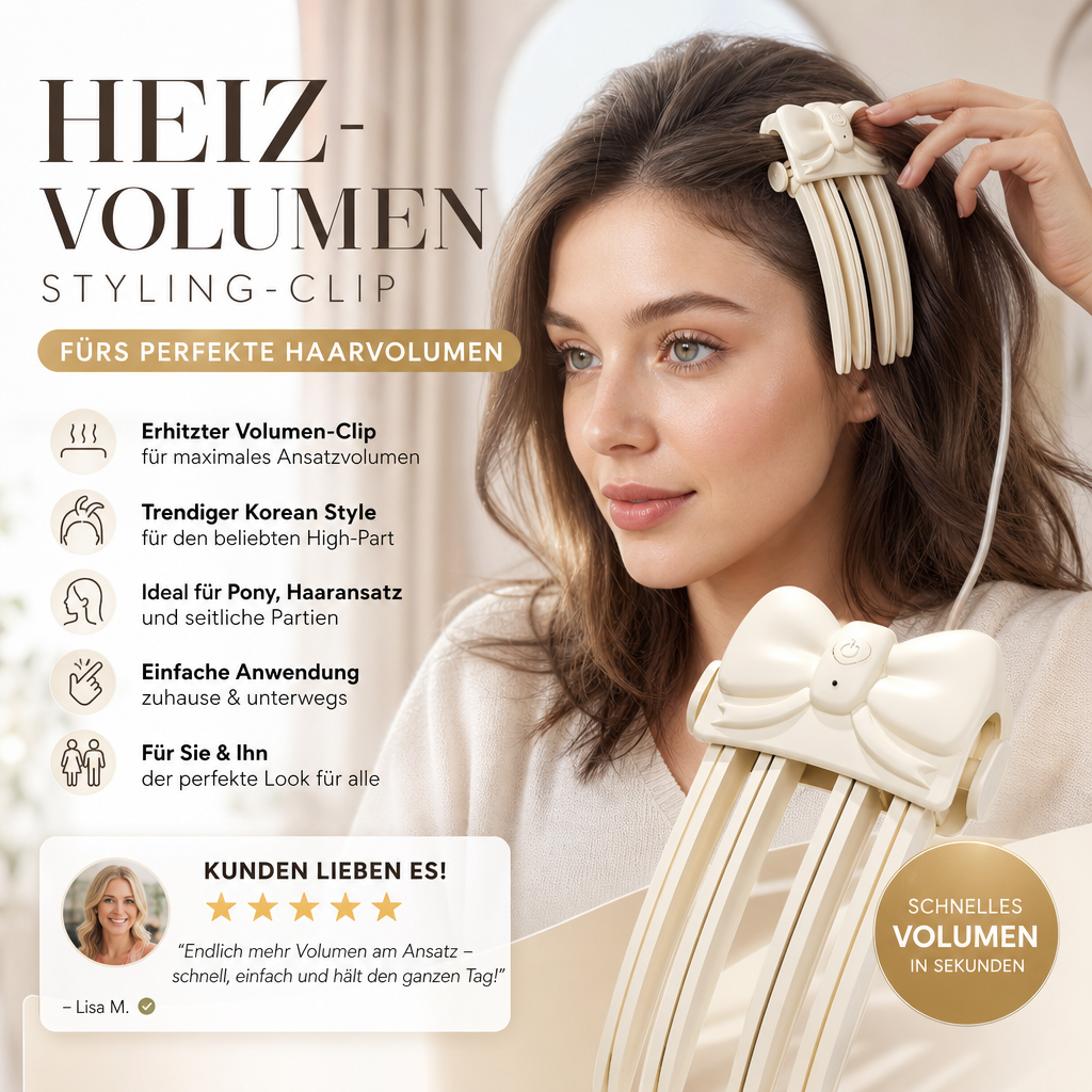 🥳2026 HOT SALE🥳💞50K+ SOLD!💨✨ 50% OFF! Wireless Heated Root Volumizing Clip – 3‑second lift for flat, fine hair. No backcombing, no damage – just clip, heat & go. Portable travel styling! 🌀💕