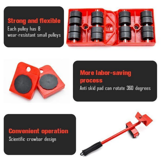 🥳2026 HOT SALE🥳💞50K+ SOLD! 🛋️🔄 50% OFF! Furniture Moving System – lift & slide up to 800 lbs, 360° rotation, floor-friendly pads. Move heavy furniture easily by yourself! 🛡️💪