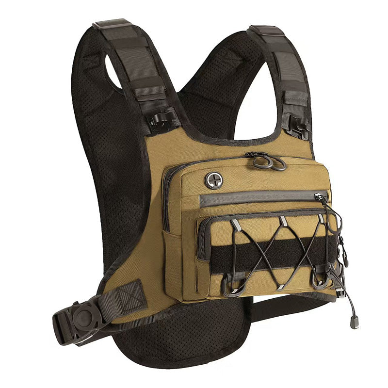 🥳2026 HOT SALE🥳💞50K+ SOLD!🚴💨 50% OFF! Hydration Ready Cycling Vest – Rugged waterproof Oxford, multi‑pockets & tactical webbing. Carry water & essentials hands‑free – perfect for long rides! 🎒✨