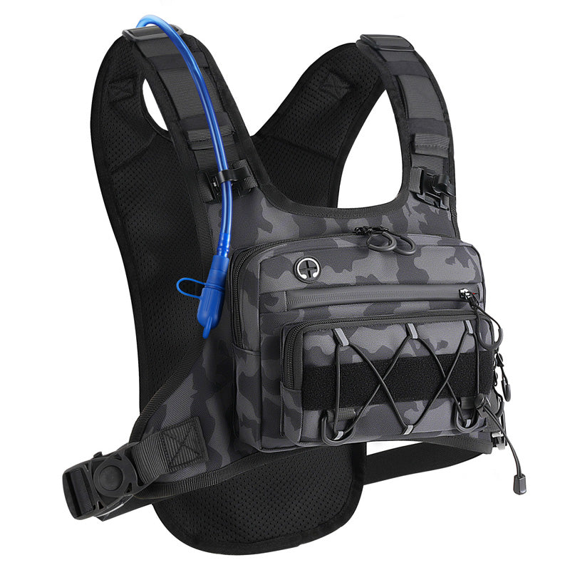 🥳2026 HOT SALE🥳💞50K+ SOLD!🚴💨 50% OFF! Hydration Ready Cycling Vest – Rugged waterproof Oxford, multi‑pockets & tactical webbing. Carry water & essentials hands‑free – perfect for long rides! 🎒✨