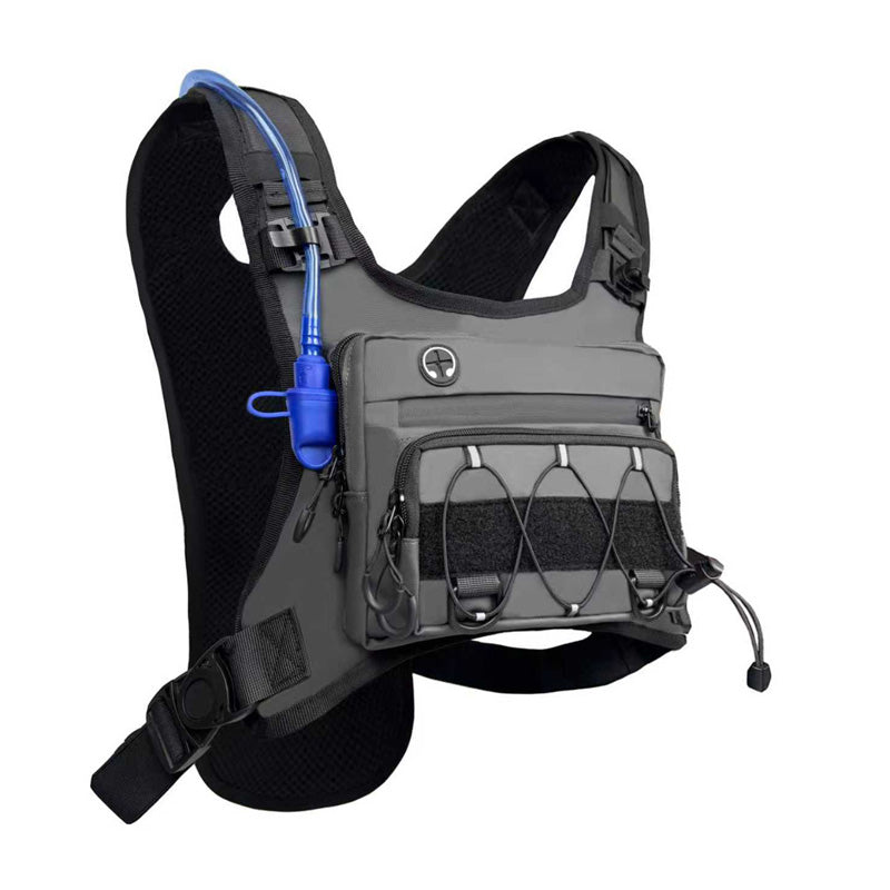 🥳2026 HOT SALE🥳💞50K+ SOLD!🚴💨 50% OFF! Hydration Ready Cycling Vest – Rugged waterproof Oxford, multi‑pockets & tactical webbing. Carry water & essentials hands‑free – perfect for long rides! 🎒✨