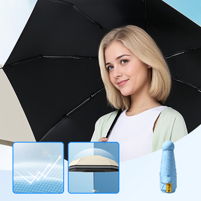 🥳2026 HOT SALE🥳💞50K+ SOLD!☂️🌤️ 50% OFF! Compact Folding UV Protection Umbrella – Folds to just 15cm, slips into any pocket. UPF 50+ blocks 99.9% UV – rain or shine, always ready! 🎒✨