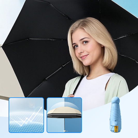 🥳2026 HOT SALE🥳💞50K+ SOLD!☂️🌤️ 50% OFF! Compact Folding UV Protection Umbrella – Folds to just 15cm, slips into any pocket. UPF 50+ blocks 99.9% UV – rain or shine, always ready! 🎒✨