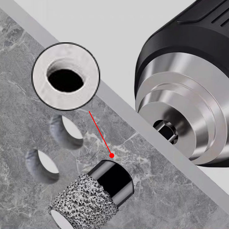 🥳2026 HOT SALE🥳💞50K+ SOLD! 💎🔧 50% OFF! Diamond Drill Bits Set – 5-16mm hex shank, dry/wet use. Cuts clean precision holes in tile, glass, granite & marble without chipping! 🛡️💪