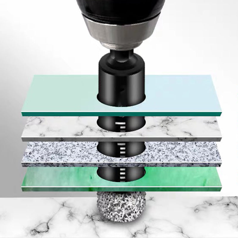 🥳2026 HOT SALE🥳💞50K+ SOLD! 💎🔧 50% OFF! Diamond Drill Bits Set – 5-16mm hex shank, dry/wet use. Cuts clean precision holes in tile, glass, granite & marble without chipping! 🛡️💪