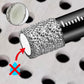 🥳2026 HOT SALE🥳💞50K+ SOLD! 💎🔧 50% OFF! Diamond Drill Bits Set – 5-16mm hex shank, dry/wet use. Cuts clean precision holes in tile, glass, granite & marble without chipping! 🛡️💪
