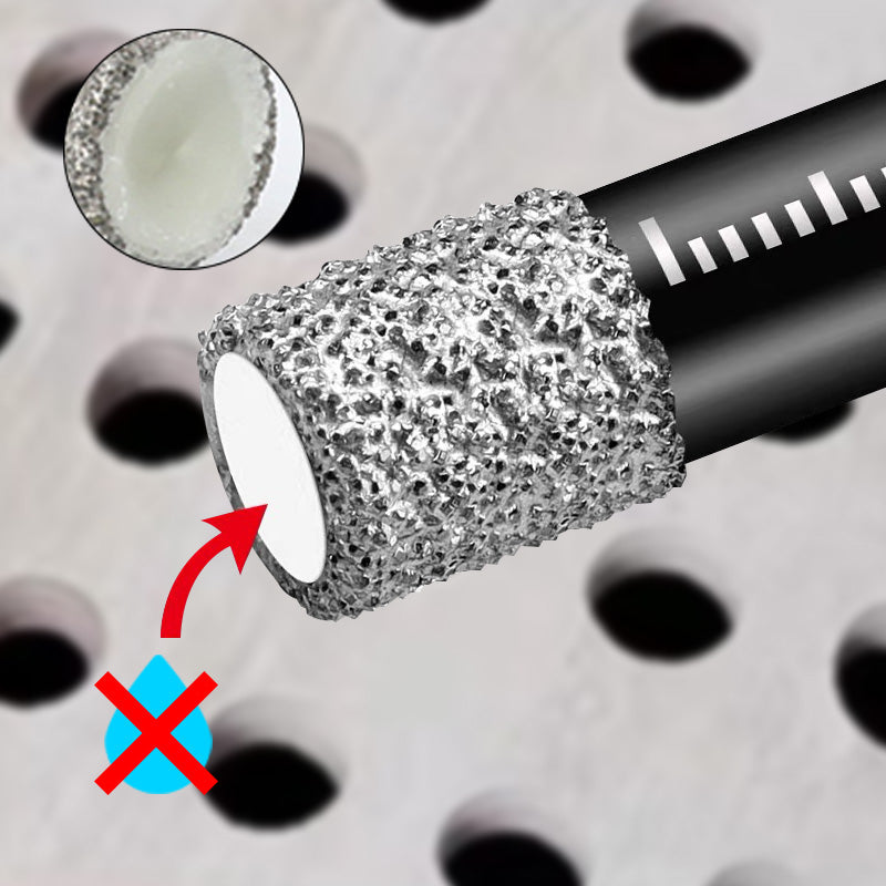 🥳2026 HOT SALE🥳💞50K+ SOLD! 💎🔧 50% OFF! Diamond Drill Bits Set – 5-16mm hex shank, dry/wet use. Cuts clean precision holes in tile, glass, granite & marble without chipping! 🛡️💪