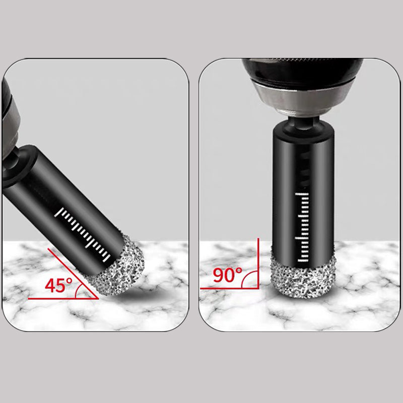 🥳2026 HOT SALE🥳💞50K+ SOLD! 💎🔧 50% OFF! Diamond Drill Bits Set – 5-16mm hex shank, dry/wet use. Cuts clean precision holes in tile, glass, granite & marble without chipping! 🛡️💪