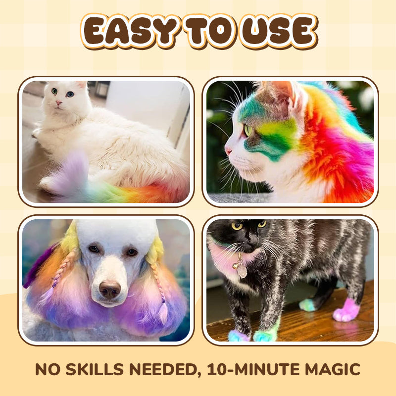 🥳2026 HOT SALE🥳💞50K+ SOLD!🎨🐕 50% OFF! Non‑Toxic Pet Hair Color Dye – Gentle, chemical‑free formula. Creamy & easy to apply – safe for sensitive skin. 10 mins for a vibrant new look! 🌈✨