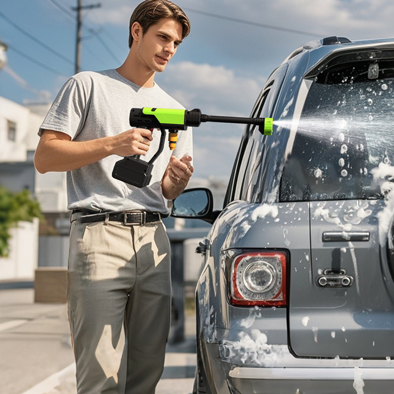 🥳2026 HOT SALE🥳💞50K+ SOLD! 💦🚗 50% OFF! Cordless High-Pressure Washer – Turbo motor for powerful cleaning, adjustable rotating nozzle. Perfect for cars, patios & gardens – no cords, no limits! 🔋⚡